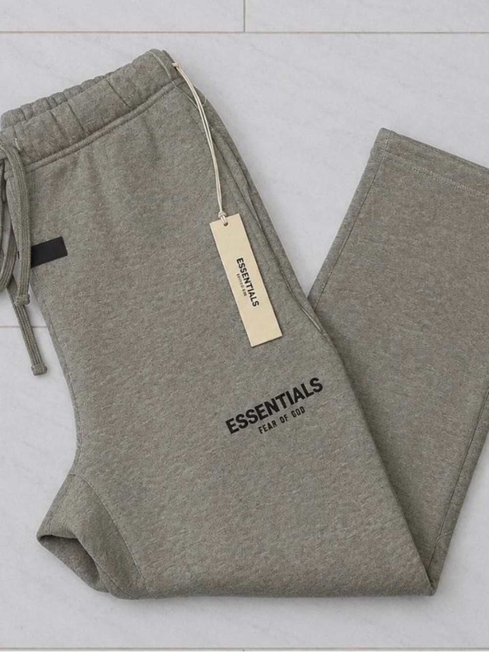 Essentials Men's Grey Drawstring Sweatpants